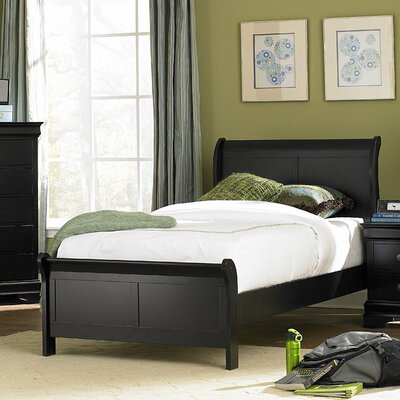 Marianne Bed Finish: Black, Size: Twin