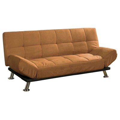 Futon Sofa  on Ore Microfiber Futon Convertible Sofa Bed With 3 Position Adjustable