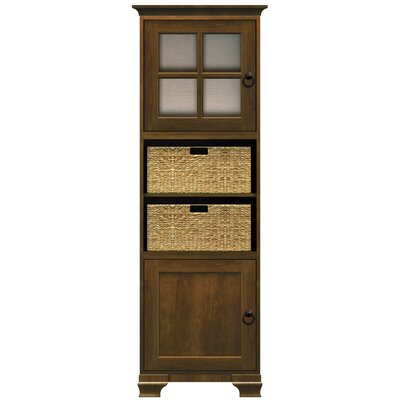 Ty Pennington Lily Personal Storage Cabinet Cabinet Finish: Newport Cherry, Hardware Finish: Antique Bronze