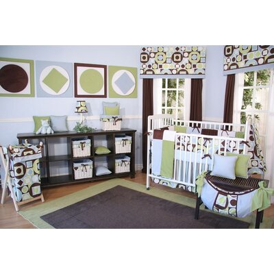 Baby Cradle Bedding Sets on Brandee Danielle Modern Baby Boy Caffe 4 Piece Crib Bedding Set
