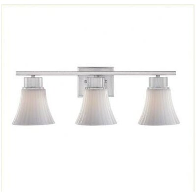 Dolan Designs 3983-09 Teton Satin Nickel Three-Light Bath Light