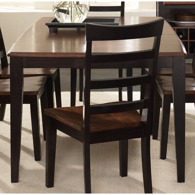 A-America Bristol Point Butterfly Leg Table in Oak and Espresso Best Price