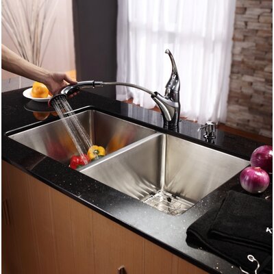 The Corner Kitchen Sink Cheap Kraus 33 Undermount 50 50 Double