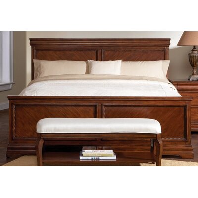 Nouvelle Panel Bed in Warm Cherry