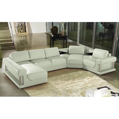 Eben Leather Sectional