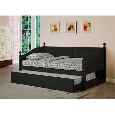 Savannah Daybed with Trundle Finish: Black