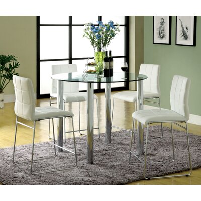 Narbo 5 Piece Counter Height Dining Set