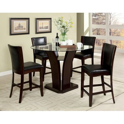 Uptown 5 Piece Counter Height Dining Set