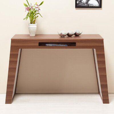 Hokku Designs Kodie Sofa/Console Table in Oak and White