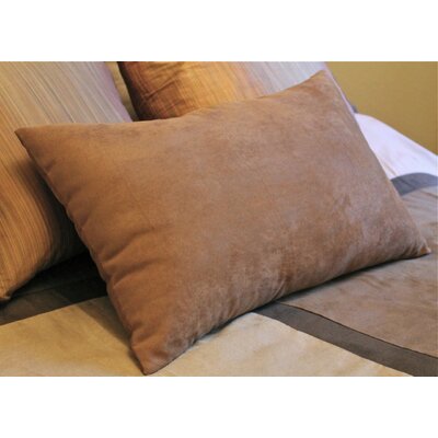 Micro Suede Indoor Decorative Pillow (Set of 2) Fabric: Cardinal Red
