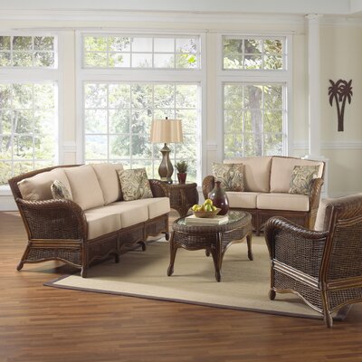 Indoor Sunroom Furniture on Turks Bay 6 Person Deep Seating Group With Cushion Indoor Fabric