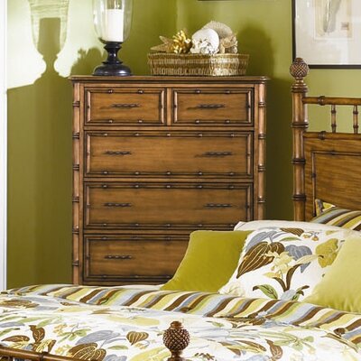 Palm Bay Five Drawer Chest in Toffee