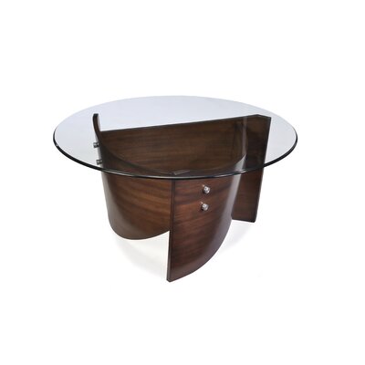 Contour Round Coffee Table in Cinnamon
