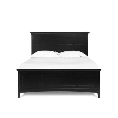 South Hampton Panel Bed with Storage Drawers in Black