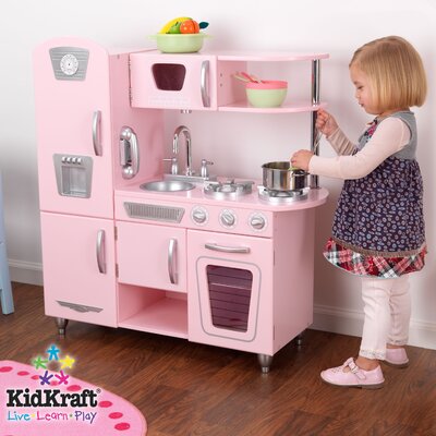 KidKraft Pink Vintage Kitchen Play Set 53179