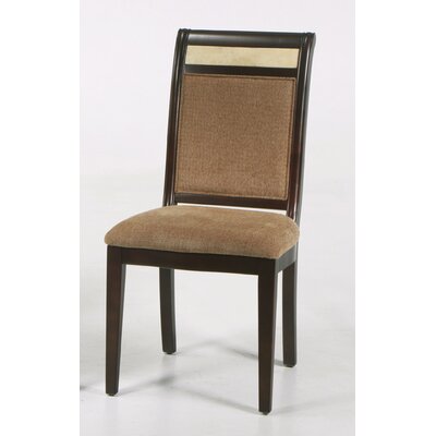 Armen Living Marble Inlay Side Chair Set of 2