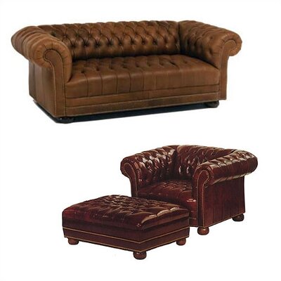 Chesterfield Leather Sofa on Distinction Leather Tufted Chesterfield Leather Sleeper Sofa And Chair