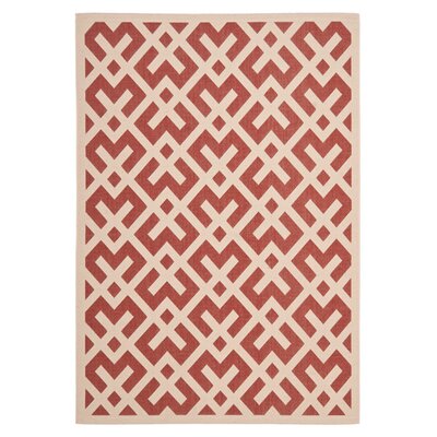 Safavieh Courtyard 31-in x 60-in Rectangular Red Transitional Accent Rug CY6915-238-3