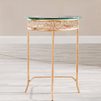 Safavieh Home Furniture FOX2510A Elise Gold Accent Table