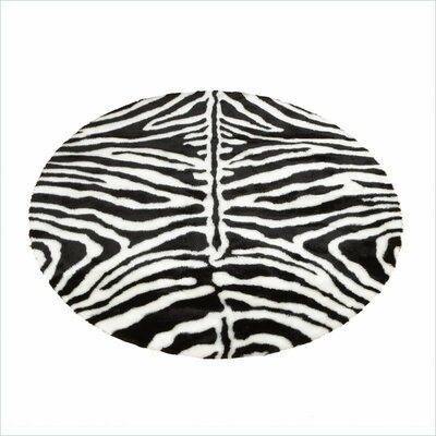 Walk On Me Animal Zebra Narrow Stripe Novelty Rug