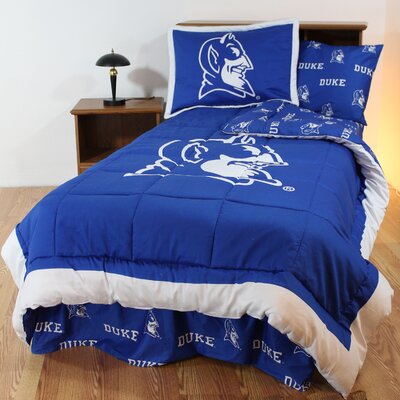 College Covers DUKBBQU Duke Blue Devils Queen Bed-in-a-Bag Set
