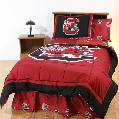 College Covers SCUBBTW South Carolina Gamecocks Twin Bed-In-A-Bag Set