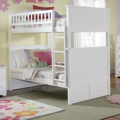 Nantucket Bunk Bed Size: Twin/Twin, Finish: White