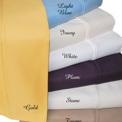 1000 Thread Count Solid Sheet Set Size: California King, Color: Plum