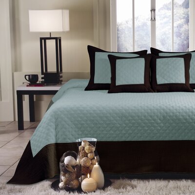 Greenland Home Fashions Brentwood - 2 Piece Bedspread Set - Blue