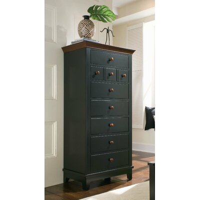 Sterling Pointe Lingerie Chest Finish: Black with Cherry Top