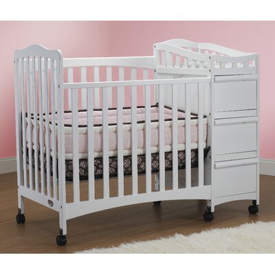 Portable   Toddlers on Crib N Bed 302 Mini Portable Crib In White