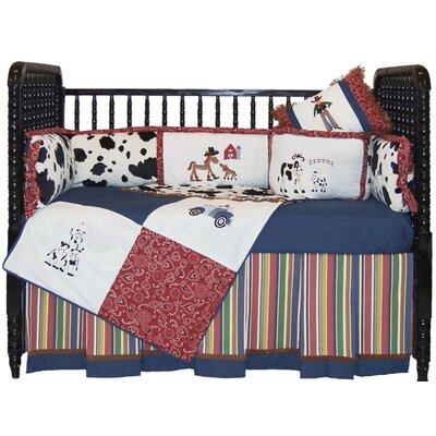 Western Fitted Crib Sheet