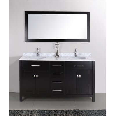 Kayleigh 60-inch Double-sink Vanity Set