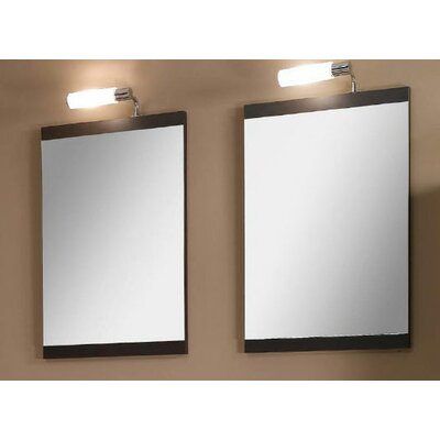 Luna Mirror with Frame Finish: Glossy White