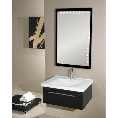 Fly 27.7 Bathroom Vanity Set Finish: Glossy Black