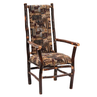 Upholstered Chairs on Fireside Lodge Hickory Armchair   86080   86081