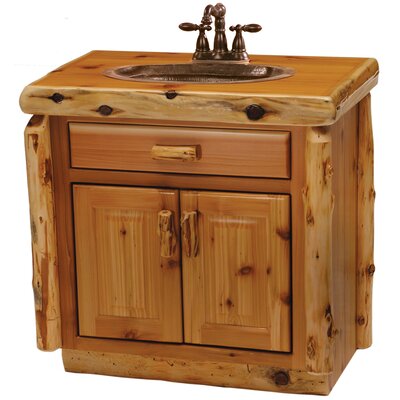 Fireside Lodge Vanity - 30 with top, Sink Center