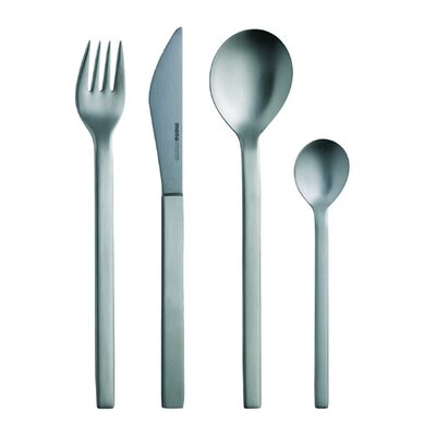 Mono-A Edition 50 4-Piece Set in Sterling Silver by Peter Raacke Finish: Brushed