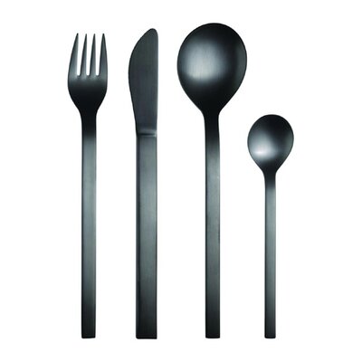 Mono-A Edition 50 4-Piece Set in Black by Peter Raacke Finish: Brushed