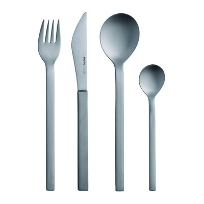 Mono-A Edition 50 4-Piece Set in Brushed Titanium by Peter Raacke
