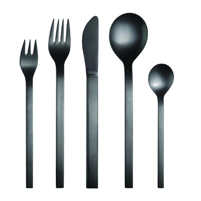 Mono-A Edition 50 5-Piece Set in Black by Peter Raacke Finish: Brushed