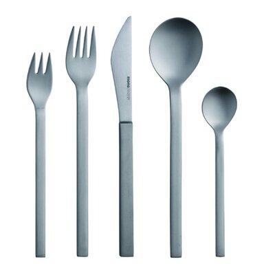 Mono-A Edition 50 5-Piece Set in Brushed Titanium by Peter Raacke