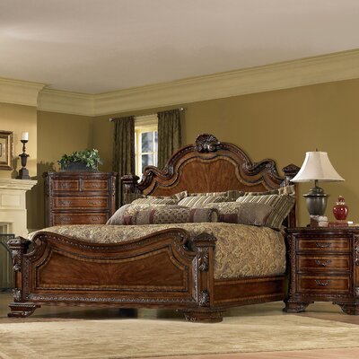 Traditional Bedroom Sets on Bedroom Set In Warm Pomegranate   5339 00 The Traditional Design Of