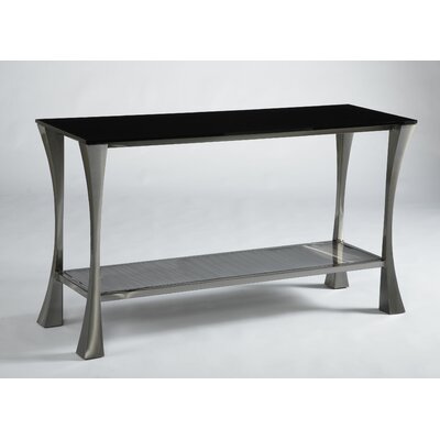 NYC Console Table Metal Finish: Black