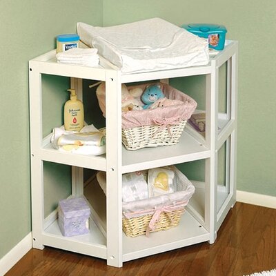 Baby Diaper Changer on White Baby Changing Table   White Changing Table   White Changing