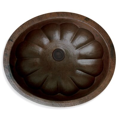 Cole & Company Custom Antique Copper Undermount Oval Bathroom Sink Overflow (Drain Included) 12.16.240117.20