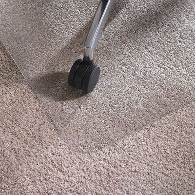 Floortex 11197523ER Polycarbonate Rectangular Carpet Chairmat - 75x119cm
