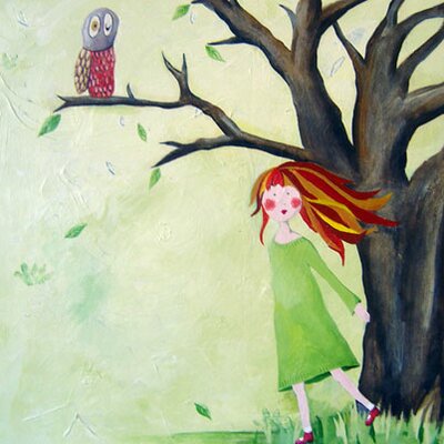 Wit & Whimsy Who Who Owl Canvas Print