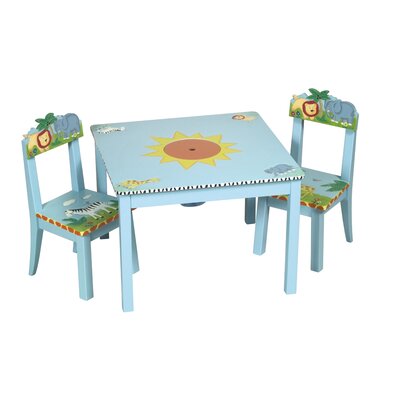 Baby Table  Chair on Guidecraft Safari Kids  Table And Chair Set