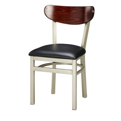 Regal Steel Frame Moon Wood Back Chair Best Price